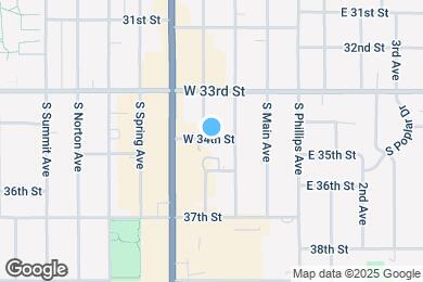 Map image of the property - 313-319 W 34th St