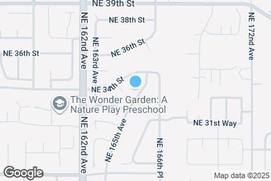 Map image of the property - 3402 NE 165th Ave
