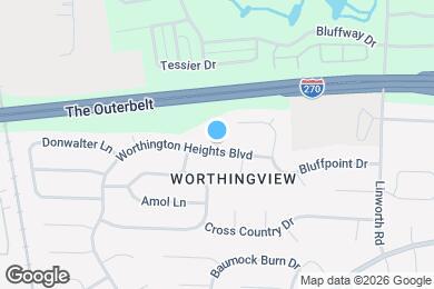 Map image of the property - 1166 Worthington Heights Blvd