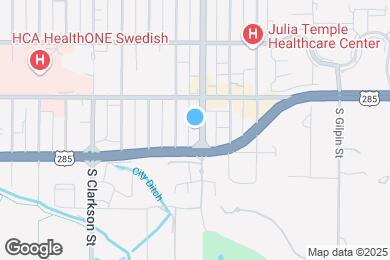 Map image of the property - 3555 S Downing St