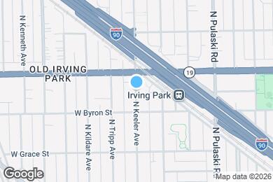 Map image of the property - 3927 N Keeler Ave