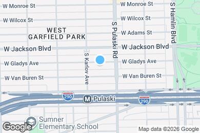 Map image of the property - 4035 W Gladys Ave
