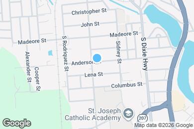 Map image of the property - 83 Anderson St