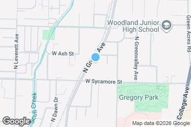 Map image of the property - 1790 N Gregg Ave