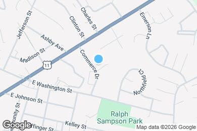 Map image of the property - 116 Commerce Dr