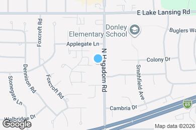 Map image of the property - 1617 N Hagadorn Rd