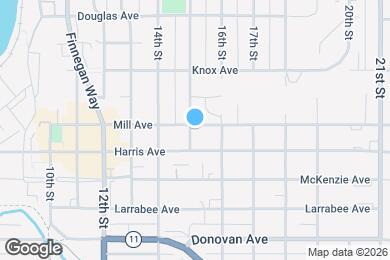 Map image of the property - 1201 15th St