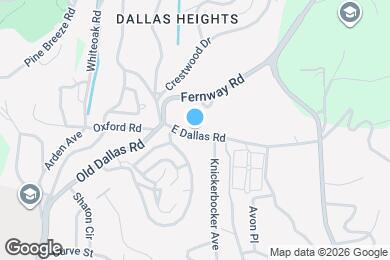 Map image of the property - 1009 E Dallas Rd