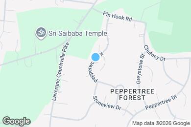 Map image of the property - 4017 Pepperwood Dr