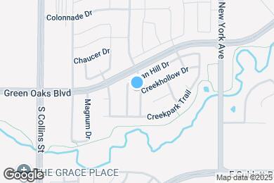 Map image of the property - 5704 Creekhollow Dr