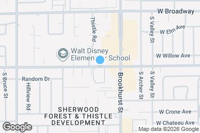 Map image of the property - 2215 W Orange Ave