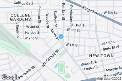 Map image of the property - 1116 Fairfax St