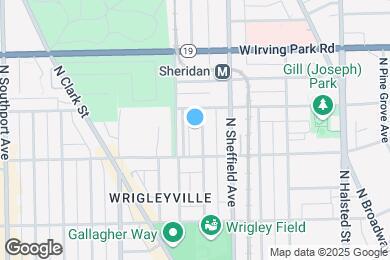 Map image of the property - 3826 N Kenmore Ave