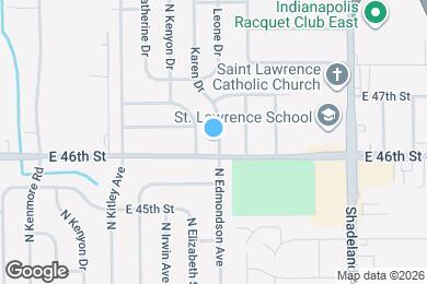 Map image of the property - 4610 Karen Dr