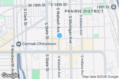 Map image of the property - 2105 S Wabash Ave