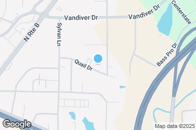 Map image of the property - 2611 Quail Dr