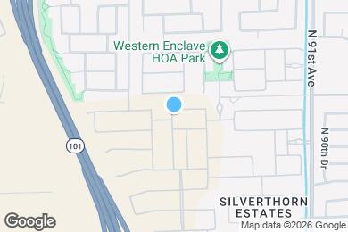 Map image of the property - 4439 N 94th Dr
