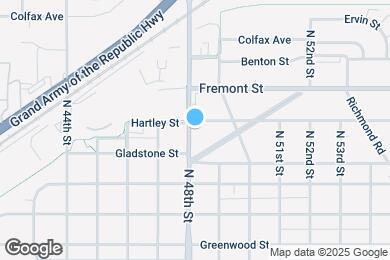 Map image of the property - 3444 N 48th St