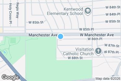 Map image of the property - 6758 W 86th Pl