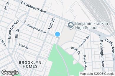 Map image of the property - 3802 W Bay Ave