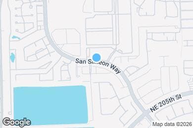 Map image of the property - 607 NE 208th Terrace