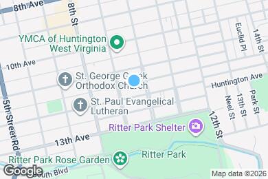 Map image of the property - 936 12th Ave