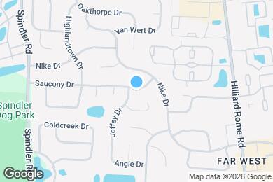 Map image of the property - 5691 Saucony Dr