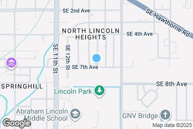 Map image of the property - 616 SE 13th Terrace