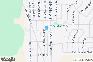 Map image of the property - 921 E 25th St