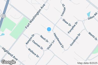 Map image of the property - 1127 Donna Dr