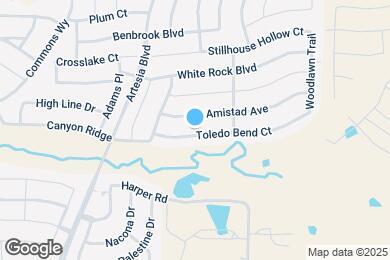 Map image of the property - 16401 Toledo Bend Ct