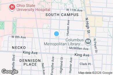 Map image of the property - 178 W 8th Ave