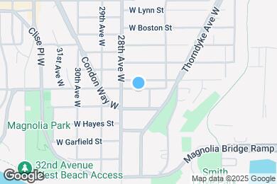 Map image of the property - 2713 W Howe St