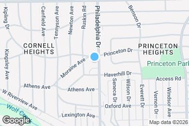 Map image of the property - 1357 Philadelphia Dr