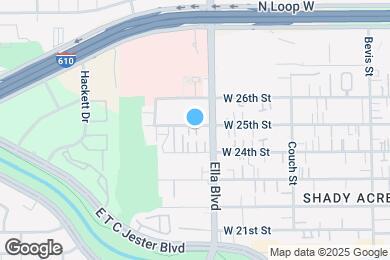 Map image of the property - 1728 W 25th St