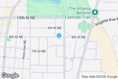 Map image of the property - 413 8th St NE