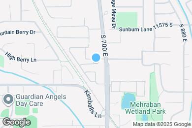 Map image of the property - 11733 S Harvest Bend Way
