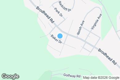 Map image of the property - 404 Baker Dr