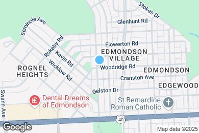 Map image of the property - 823 N Woodington Rd