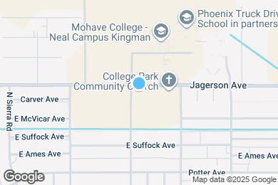 Map image of the property - Kingman Resort Homes