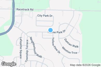 Map image of the property - 2015 Towne Park Dr