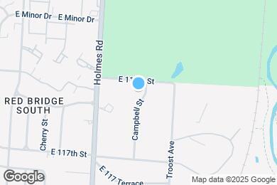 Map image of the property - 827 E 115th St