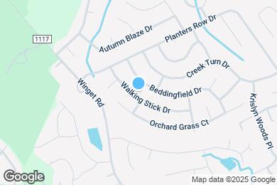 Map image of the property - 12723 Walking Stick Dr