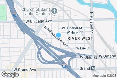 Map image of the property - 730 N Milwaukee Ave