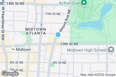 Map image of the property - 1015 Piedmont Ave NE