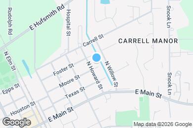 Map image of the property - 518 Moore St