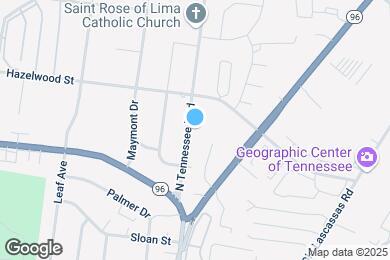 Map image of the property - 1402 N Tennessee Blvd