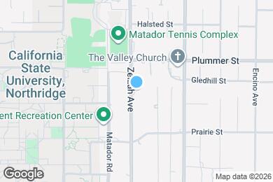 Map image of the property - 9410 Zelzah Ave