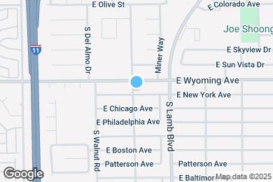 Map image of the property - 4110 E New York Ave