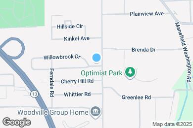 Map image of the property - 275 Cliffbrook Dr